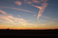 Dupage Airport (DPA) - Sunset at DuPage - by William Hamrick