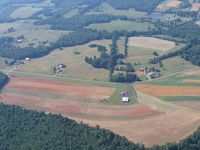 Brooks Field Airport (8NC6) - Brooks (Pvt) grass runway adjacent to road - by Tom Cooke