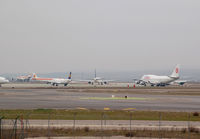 Barajas International Airport, Madrid Spain (MAD) - Heavies traffic on Barajas. - by Jorge Molina