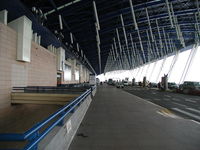 Shanghai Pudong International Airport, Shanghai China (ZSPD) - Outside of departure level of terminal 1, Shanghai Pudong Airport - by Ken Wang