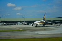 Kuala Lumpur International Airport, Sepang, Selangor Malaysia (WMKK) - Satellite A - 777 from Singapore Airlines doing the shuttle with SIN - by Michel Teiten ( www.mablehome.com )