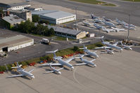 Vienna International Airport, Vienna Austria (VIE) - Hi traffic for the Euro 08 final - by Yakfreak - VAP