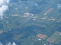 Neil Armstrong Airport (AXV) - Lookng NW from 11,500' - by Bob Simmermon