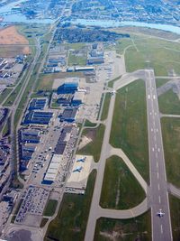Vancouver International Airport, Vancouver, British Columbia Canada (YVR) - YVR seen from a Harbour Air DHC-3 bound to Victoria - by Michel Teiten ( www.mablehome.com )