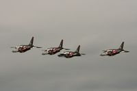 RAF Fairford Airport, Fairford, England United Kingdom (EGVA) - Taken at the Royal International Air Tattoo 2008 during arrivals and departures (show days cancelled due to bad weather) - by Steve Staunton