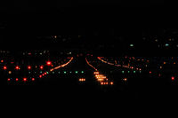 Reno/tahoe International Airport (RNO) - Until this week, this shot (taken from north of the airport at ground level) of runway 16R was not possible due to the presence of trees that have now been cleared. - by Gary Schenauer