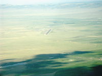 Shively Field Airport (SAA) - Saratoga, WY Shively Field from 11,500' msl - by Doug Robertson