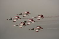 RAF Fairford Airport, Fairford, England United Kingdom (EGVA) - Taken at the Royal International Air Tattoo 2008 during arrivals and departures (show days cancelled due to bad weather) - by Steve Staunton