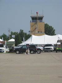 Wittman Regional Airport (OSH) - Old FAA Air Traffic Control Tower-To be demolished after EAA Airventure 2008. Obsolete and no one wants it. - by Doug Robertson