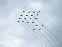 Wittman Regional Airport (osh) - EAA 2008 AirVenture Daily Airshow-Formation Flights - by Doug Robertson