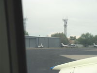 Albuquerque International Sunport Airport (ABQ) - Ground Antennas from N2111Q Beech BONANZA 36 taxiing in. - by Doug Robertson