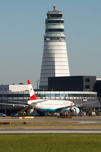 Vienna International Airport, Vienna Austria (VIE) - OE-LPB infront of the tower - by Yakfreak - VAP