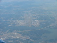 Fort Worth Nas Jrb/carswell Field Airport (NFW) - Ft. Worth NAS JRB/Carswell after takeoff from DFW. Looking South. - by B.Pine