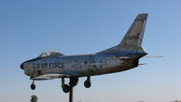 Wells Municipal Airport (68Y) - Gate Guard at 68Y   F86F - by Ed Wells