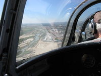 Santa Paula Airport (SZP) - Turning final for Rwy 22, SZP  - by Doug Robertson