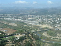 Santa Paula Airport (SZP) - On Base Leg for Landing Runway 22-N9YZ - by Doug Robertson