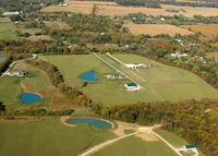 Anderson Airfield Airport (43OA) - Strip is inbetween the parallel driveways - by Allen M. Schultheiss