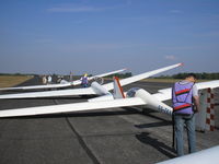 Weelde Air Base - Weelde AFB , Gliding Club,waiting for take off - by Henk Geerlings