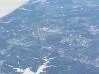 Oceana Nas /apollo Soucek Field/ Airport (NTU) - NAS Oceana from FL380 - by John J. Boling