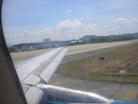 Phu Bai Airport - Dep. from Hue Airport o/b A320 - by Henk Geerlings