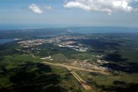 Biscarrosse Airport, Parentis Airport France (LFBS) - Airport, Village, Biscarrosse city, lacs and Ocean - by Vincent LEBAS