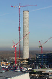 Vienna International Airport, Vienna Austria (VIE) - Tower under construction - by Yakfreak - VAP