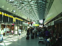 Tegel International Airport (closing in 2011), Berlin Germany (EDDT) - Berlin Tegel - main terminal interior, you can get from the plane (docking) to the bus (with your luggage) in 15 minutes - by Ingo Warnecke