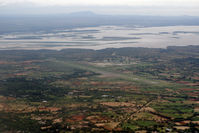 Bagan Airport - Right downwind for Runway 18 - by BigDaeng