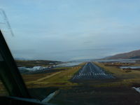Akureyri Airport, Akureyri Iceland (BIAR) - before touch down Rwy 01 - by Piotr Lizinkiewicz