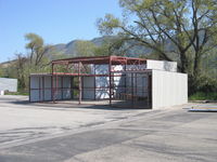 Santa Paula Airport (SZP) - New Trailer/Hangar with hitch-Under Construction. - by Doug Robertson