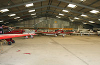 Lashenden/Headcorn Airport, Maidstone, England United Kingdom (EGKH) - Inside the main hangar - view one. - by Martin Browne