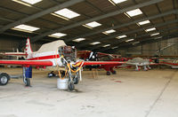 Lashenden/Headcorn Airport, Maidstone, England United Kingdom (EGKH) - Inside the main hangar - view two. - by Martin Browne