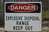 Tyndall Afb Airport (PAM) - Sign from Tyndall AFB - by Mark Silvestri