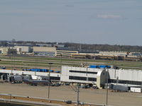 Lambert-st Louis International Airport (STL) - CENTRAL AREA HANGERS AT KSTL - by Gary Schenaman