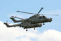 RAF Cosford Airport, Albrighton, England United Kingdom (EGWC) - Royal Navy Lynx display team at the Cosford Air Show - by Chris Hall