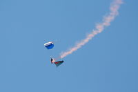 RAF Cosford Airport, Albrighton, England United Kingdom (EGWC) - RAF Falcons parachute display team at the Cosford Air Show - by Chris Hall