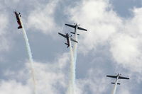 RAF Cosford Airport, Albrighton, England United Kingdom (EGWC) - The Blades aerobatic team at the Cosford Air Show - by Chris Hall