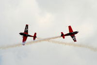 RAF Cosford Airport, Albrighton, England United Kingdom (EGWC) - The Blades aerobatic team at the Cosford Air Show - by Chris Hall