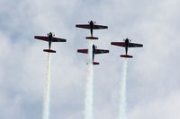 RAF Cosford Airport, Albrighton, England United Kingdom (EGWC) - The Blades aerobatic team at the Cosford Air Show - by Chris Hall