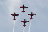 RAF Cosford Airport, Albrighton, England United Kingdom (EGWC) - The Blades aerobatic team at the Cosford Air Show - by Chris Hall