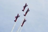 RAF Cosford Airport, Albrighton, England United Kingdom (EGWC) - The Blades aerobatic team at the Cosford Air Show - by Chris Hall