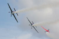 RAF Cosford Airport, Albrighton, England United Kingdom (EGWC) - The Blades aerobatic team at the Cosford Air Show - by Chris Hall