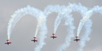RAF Cosford Airport, Albrighton, England United Kingdom (EGWC) - The Blades aerobatic team at the Cosford Air Show - by Chris Hall