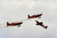 RAF Cosford Airport, Albrighton, England United Kingdom (EGWC) - The Blades aerobatic team at the Cosford Air Show - by Chris Hall