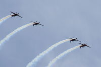 RAF Cosford Airport, Albrighton, England United Kingdom (EGWC) - The Blades aerobatic team at the Cosford Air Show - by Chris Hall