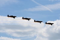 RAF Cosford Airport, Albrighton, England United Kingdom (EGWC) - The Blades aerobatic team at the Cosford Air Show - by Chris Hall