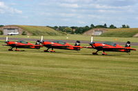 RAF Cosford Airport, Albrighton, England United Kingdom (EGWC) - The Blades aerobatic team at the Cosford Air Show - by Chris Hall