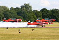 RAF Cosford Airport, Albrighton, England United Kingdom (EGWC) - The Blades aerobatic team at the Cosford Air Show - by Chris Hall