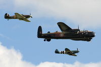 RAF Cosford Airport, Albrighton, England United Kingdom (EGWC) - Battle of Britain Memorial Flight at the Cosford Air Show - by Chris Hall