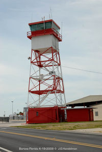 Bartow Municipal Airport (BOW) - tower at Bartow FL - by J.G. Handelman